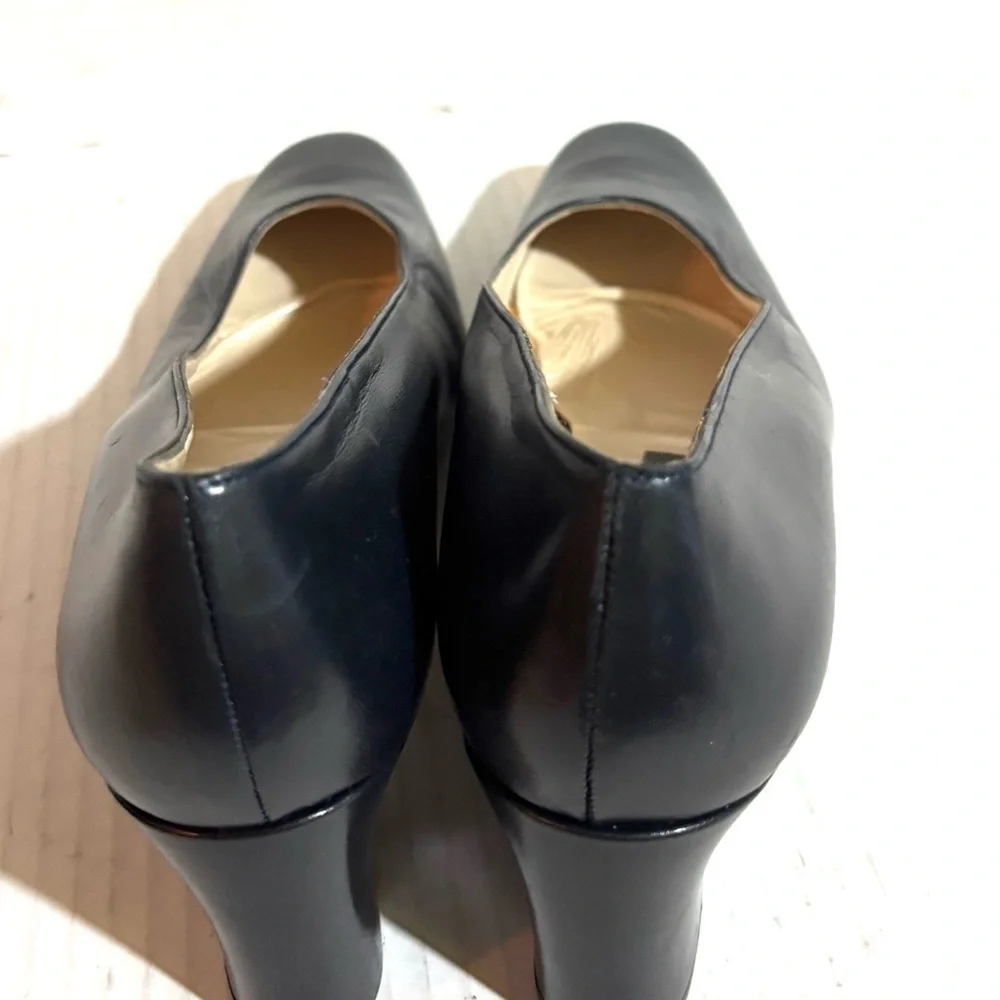 Bally Women's Classic Black Leather Loafers - Picture 4 of 8